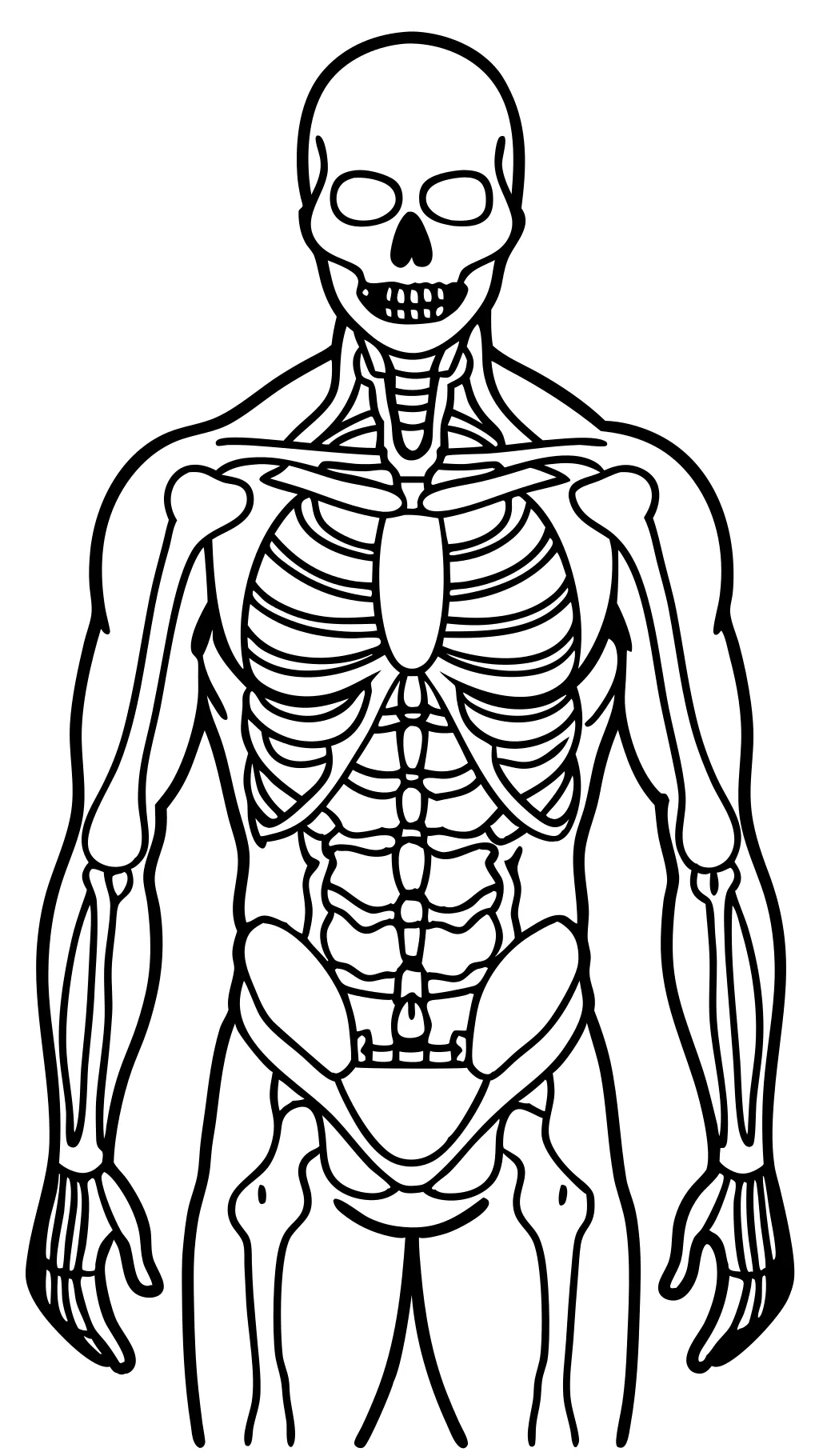 páginas para colorear de anatomía humana